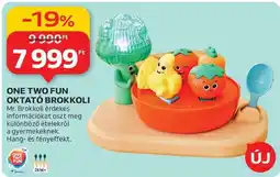 Auchan ONE TWO FUN OKTATÓ BROKKOLI ajánlat