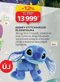 Auchan DISNEY STITCH MÁSZÓ PLÜSSFIGURA ajánlat