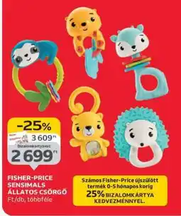 Auchan FISHER-PRICE SENSIMALS ÁLLATOS CSÖRGŐ ajánlat