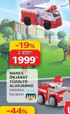Auchan MANCS ŐRJÁRAT TŰZOLTÓ ALAPJÁRMŰ ajánlat