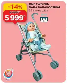 Auchan ONE TWO FUN BABA BABAKOCSIVAL ajánlat