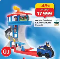 Auchan MANCS ŐRJÁRAT KILÁTÓTORONY ajánlat