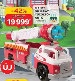 Auchan Mancs Őrjárat tűzoltóautó ajánlat