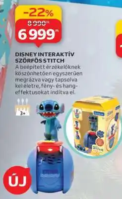 Auchan DISNEY INTERAKTÍV SZÖRFÖS STITCH ajánlat
