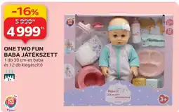 Auchan ONE TWO FUN BABA JÁTÉKSZETT ajánlat