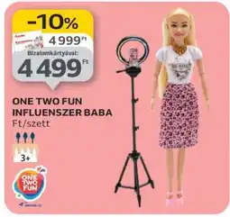 Auchan ONE TWO FUN INFLUENSZER BABA ajánlat