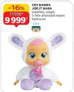 Auchan CRY BABIES JÓÉJT BABA ajánlat