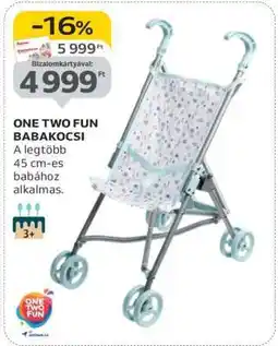 Auchan ONE TWO FUN BABAKOCSI ajánlat