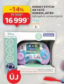 Auchan DISNEY STITCH OKTATÓ KONZOLJÁTÉK ajánlat