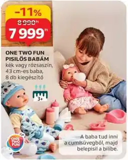 Auchan ONE TWO FUN PISILŐS BABÁM ajánlat