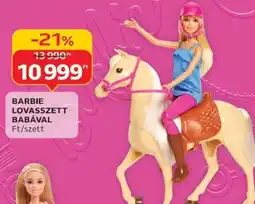 Auchan BARBIE LOVASZETT BABÁVAL ajánlat