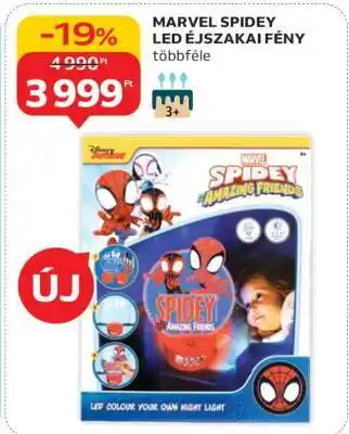 Auchan MARVEL SPIDEY LED ÉJSZAKAI FÉNY ajánlat