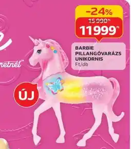 Auchan BARBIE PILLANGÓVARÁZS UNIKORNIS ajánlat