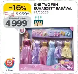 Auchan ONE TWO FUN RUHASZETT BABÁVAL ajánlat