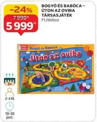Auchan BOGYÓ ÉS BABÓCA – ÚTON AZ OVIBA TÁRSASJÁTÉK ajánlat