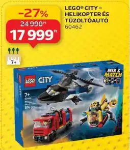 Auchan LEGO CITY – HELIKOPTER ÉS TŰZOLTOAUTÓ ajánlat