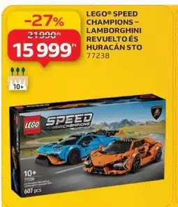 Auchan LEGO SPEED CHAMPIONS – LAMBORGHINI REVUELTO ÉS HURACÁN STO ajánlat