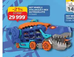 Auchan HOT WHEELS ÁTALAKULÓ T-REX AUTÓSZÁLLÍTÓ ajánlat