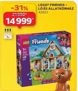 Auchan LEGO Friends – Ló és állatkórház ajánlat