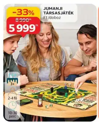 Auchan Jumanji Társasjáték ajánlat