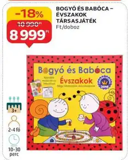 Auchan BOGYÓ ÉS BABÓCA – ÉVSZAKOK TÁRSASJÁTÉK ajánlat