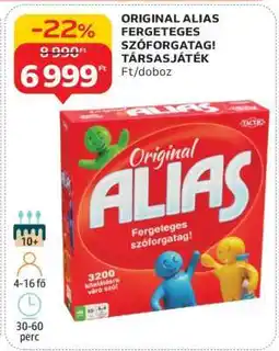 Auchan ORIGINAL ALIAS FERGETEGES SZÓFORGATAG! TÁRSASJÁTÉK ajánlat