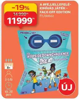 Auchan A #FEJJELFELE-KIHÍVÁS JÁTÉK – FACE OFF EDITION ajánlat