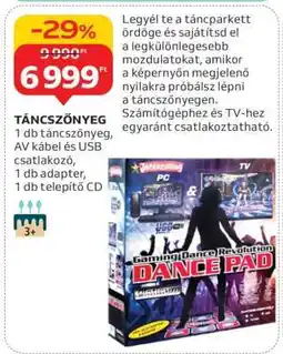 Auchan Táncszőnyeg ajánlat