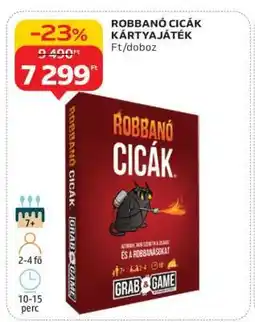 Auchan ROBBANÓ CICÁK KÁRTYAJÁTÉK ajánlat