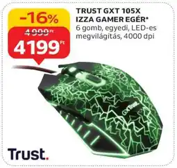 Auchan TRUST GXT 105X IZZA GAMER EGÉR ajánlat