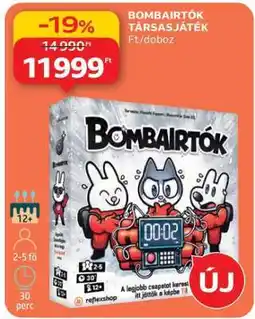 Auchan BOMBAIRTÓK TÁRSASJÁTÉK ajánlat