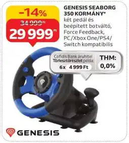 Auchan GENESIS SEABORG 350 KORMÁNY ajánlat
