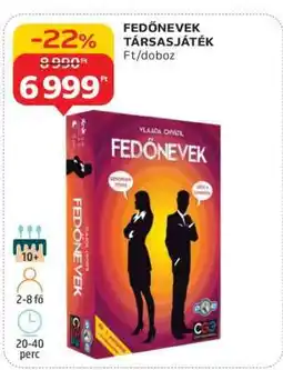 Auchan FEDŐNEVEK TÁRSASJÁTÉK ajánlat