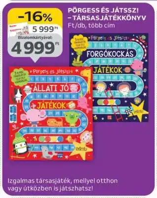Auchan PÖRGESS ÉS JÁTSSZ! – TÁRSASJÁTÉKKÖNYV ajánlat