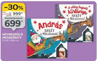 Auchan Névreszóló mesekönyv ajánlat