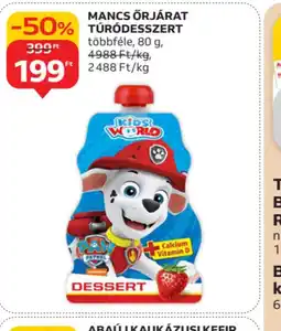 Auchan MANCS ŐRJÁRAT TÚRODESSZERT ajánlat