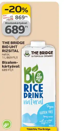 Auchan THE BRIDGE BIO UHT RIZSITAL ajánlat