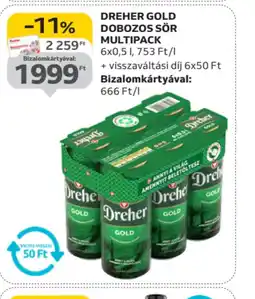 Auchan DREHER GOLD DOBOZOS SÖR ajánlat