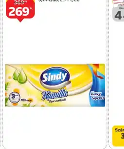 Auchan Sindy Papír Zsebkendő ajánlat