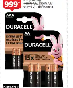 Auchan DURACELL BASIC ELEM ajánlat