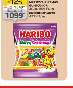 Auchan HARIBO MERRY CHRISTMAS GUMICUKOR ajánlat