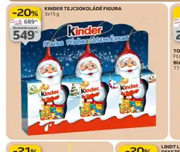 Auchan KINDER TEJCSOKOLÁDÉ FIGURA ajánlat