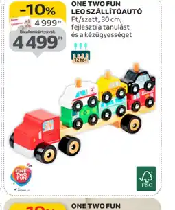 Auchan ONE TWO FUN LEO SZÁLLÍTOAUTO ajánlat