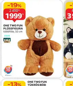 Auchan ONE TWO FUN PLÜSSFIGURA ajánlat