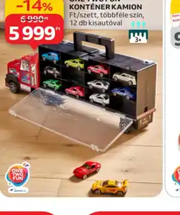 Auchan ONE TWO FUN KONTÉNER KAMION ajánlat