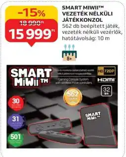 Auchan SMART MIWII VEZETÉK NÉLKÜLI JÁTÉKKONZOL ajánlat