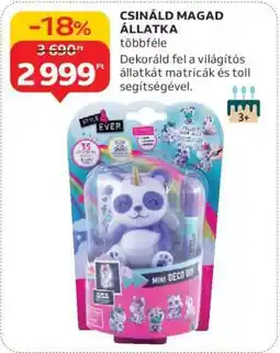 Auchan Csináld magad állatka ajánlat