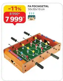 Auchan Fa Fociasztal ajánlat