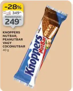 Auchan Knoppers NutBar, PeanutBar vagy CoconutBar ajánlat