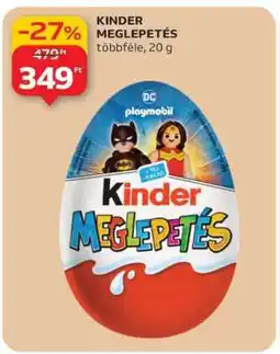 Auchan KINDER Meglepetés ajánlat